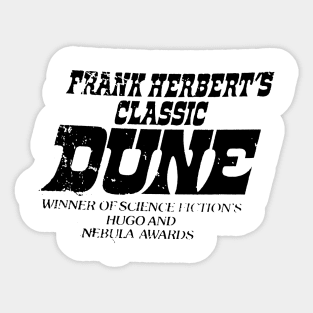 Retro Dune Logo Sticker